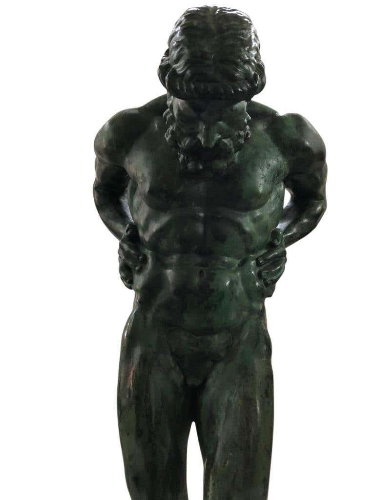 20th Century Large Bronze Statue Of Atlas photo 3800.0