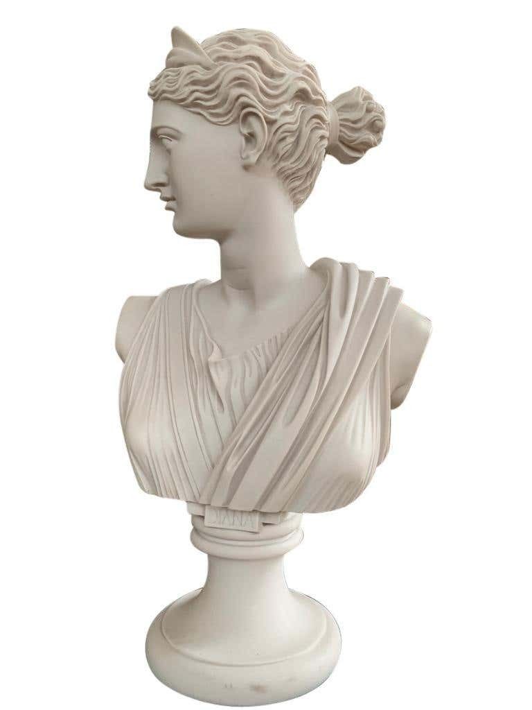 Diana Chasseresse Bust Sculpture, 20th Century photo furniture