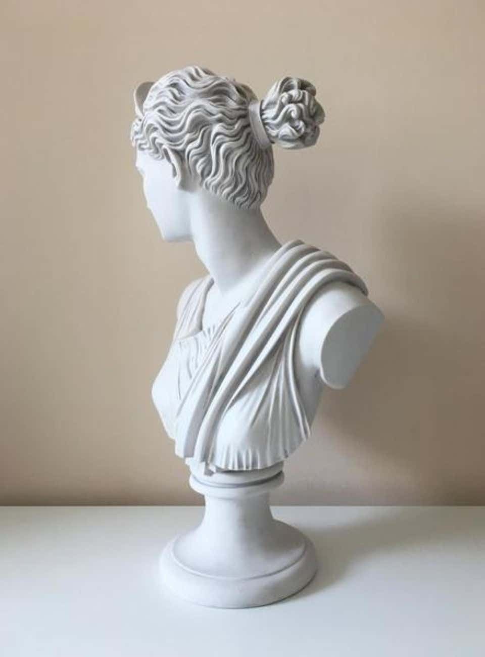 Diana Chasseresse Bust Sculpture, 20th Century photo for sale