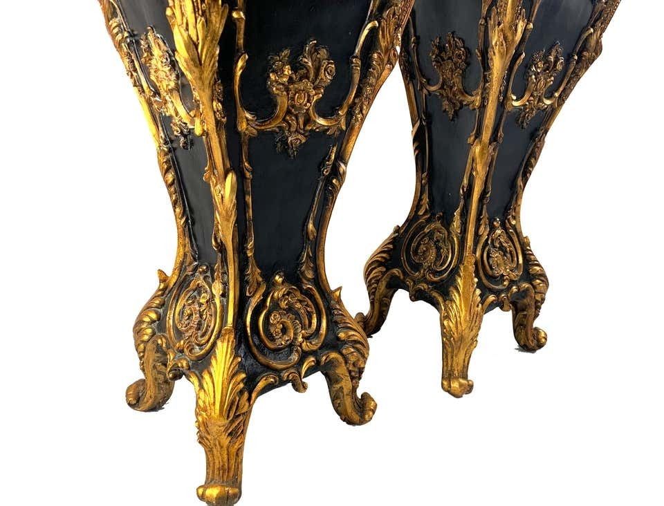 2600.0 20th Century Pair Of French Jardiniere Stands Or Plinths In Louis XV Style photo
