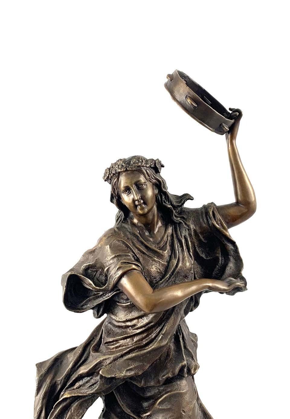 20th Century Bronze Figure Of A Female Dancer With Tambourine photo 1400.0