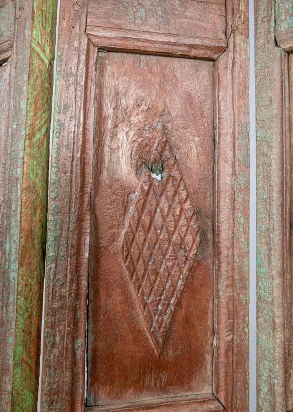Indian Teak Bifold Panelled Doors, 19th Century photo 3500.0