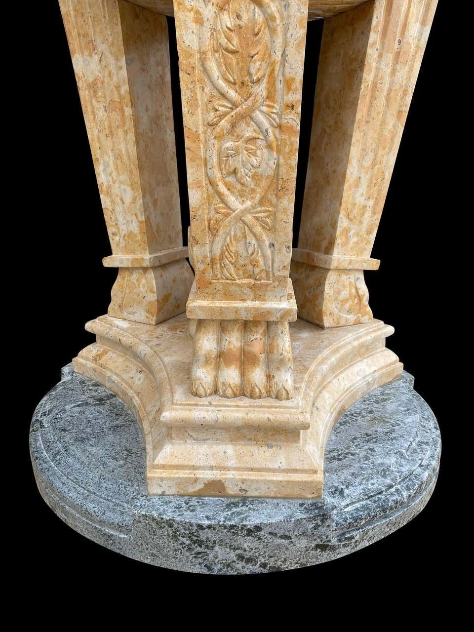 photo for sale 20th Century Two Toned Marble Planter/Tazzer/Bird Bath