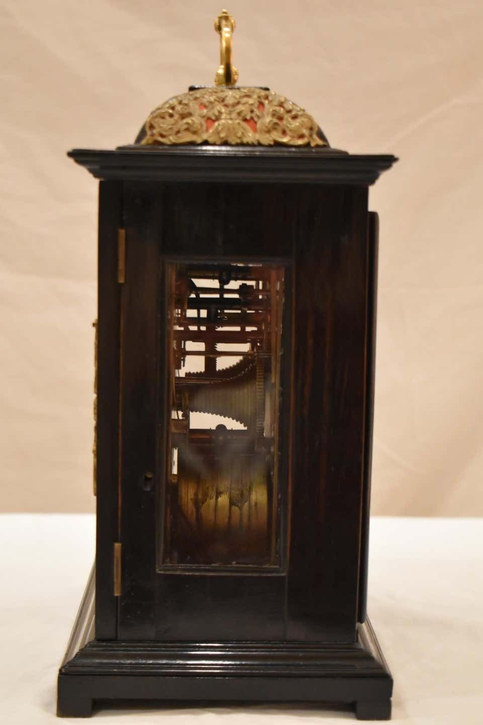 Charles II Ebony Bracket Clock By Joseph Knibb London, Circa 1675—1685 photo 74750.0