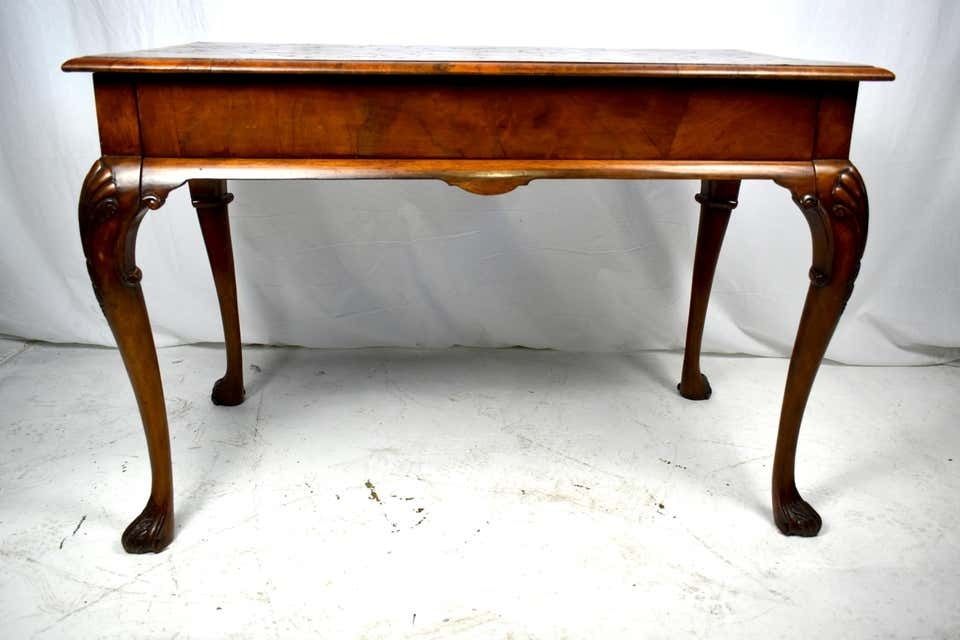 18th Century Inlaid Oyster Wood Table photo furniture