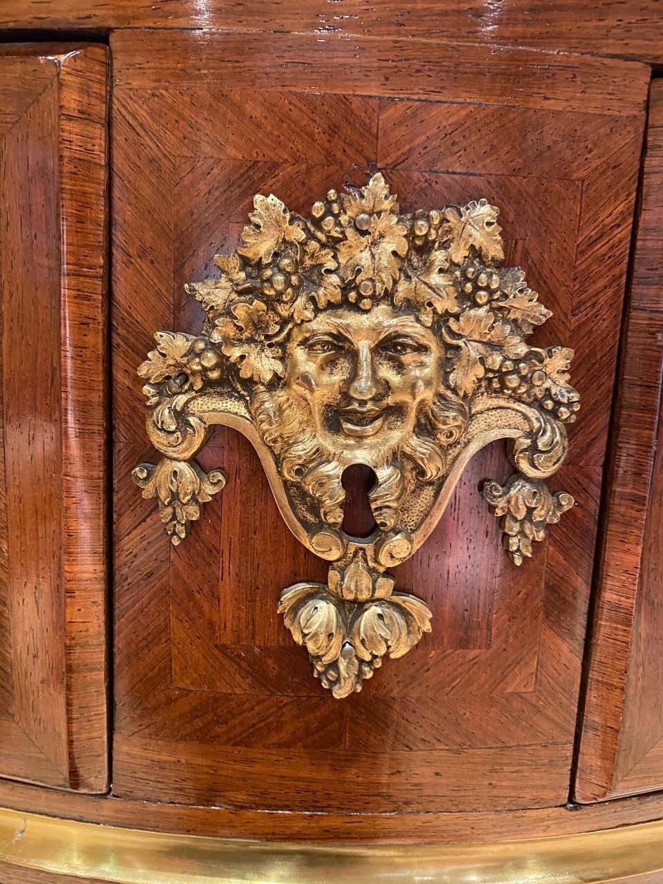 French 19th Century Louis XV St. Kingwood, Tulipwood And Ormolu Commode photo Furniture