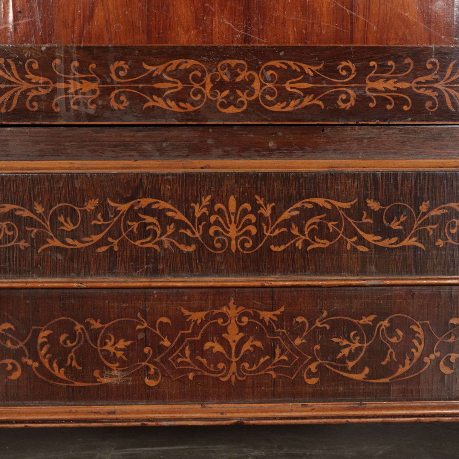 photo vintage Charles X Wardrobe Rosewood Italy 19th Century