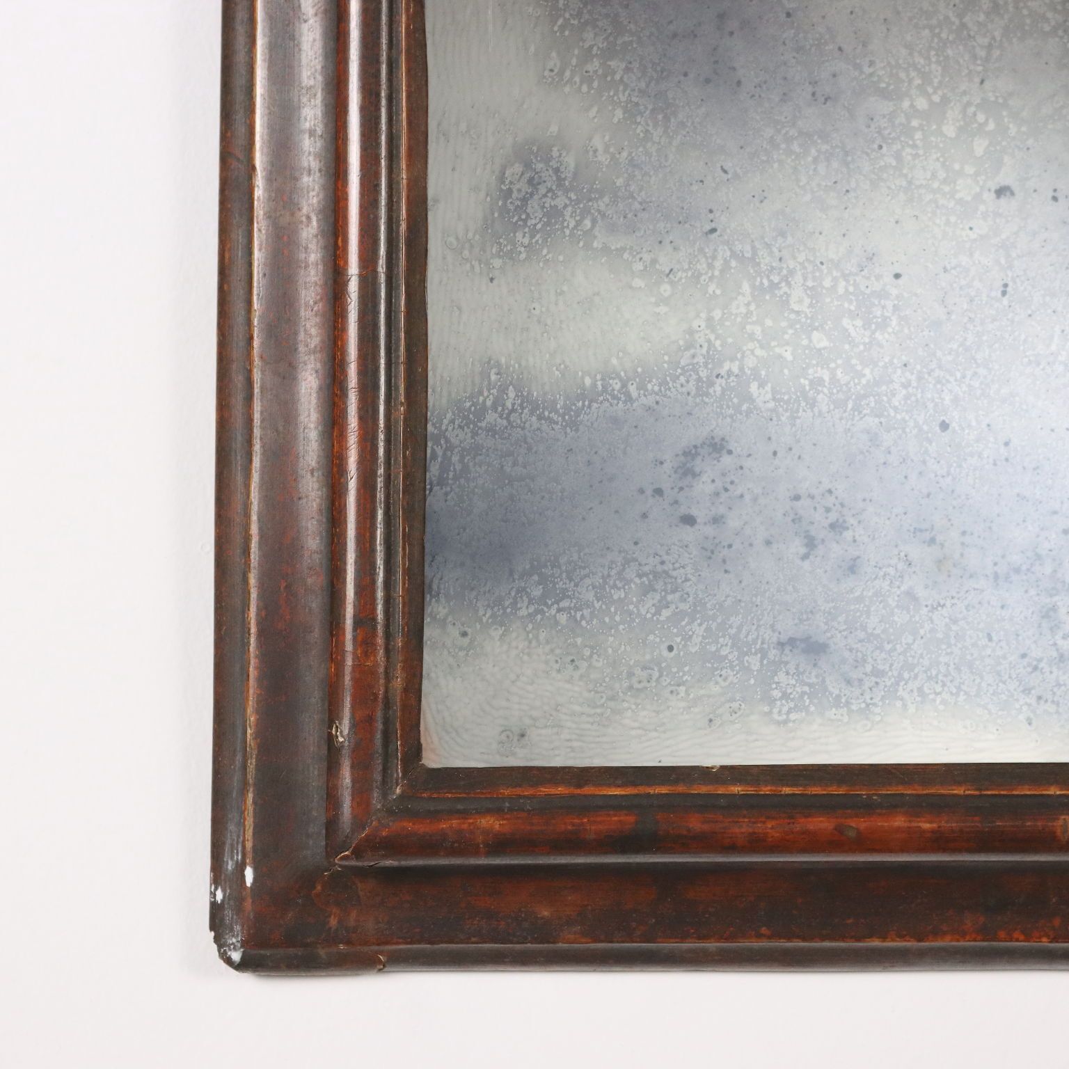 Antique Eclectic Mirror Lacquered Poplar Italy Late XVIII Century photo buy