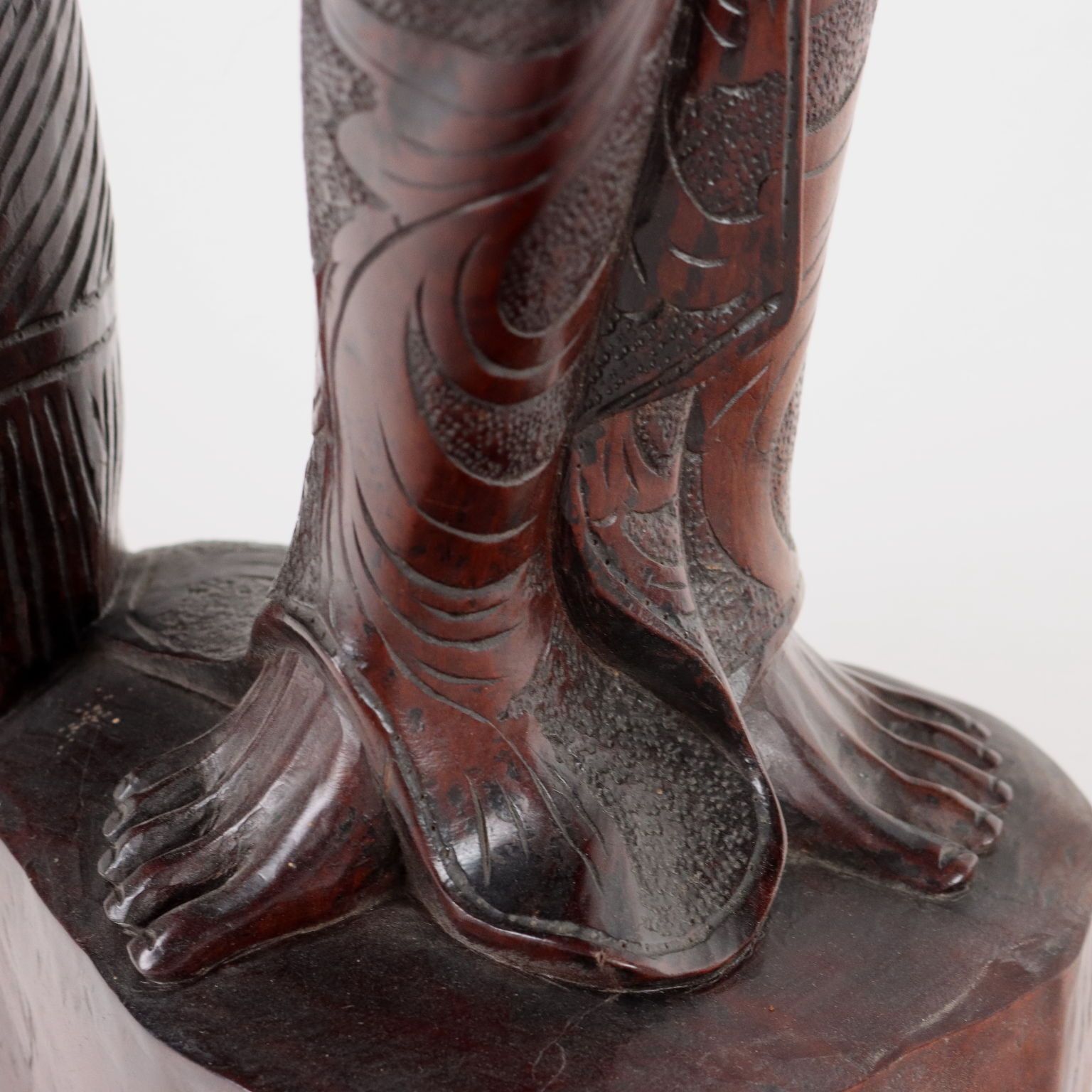 photo for sale Antique Female Figure Exotic Wood Indonesia XX Century
