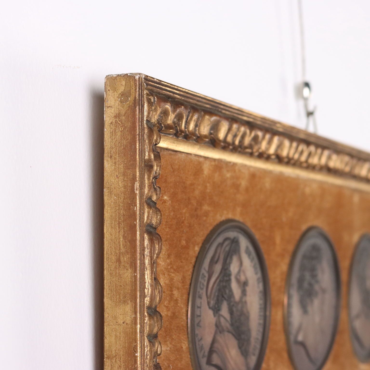 photo furniture Antique Medals Copper Famous Italian Men Italy XIX Century