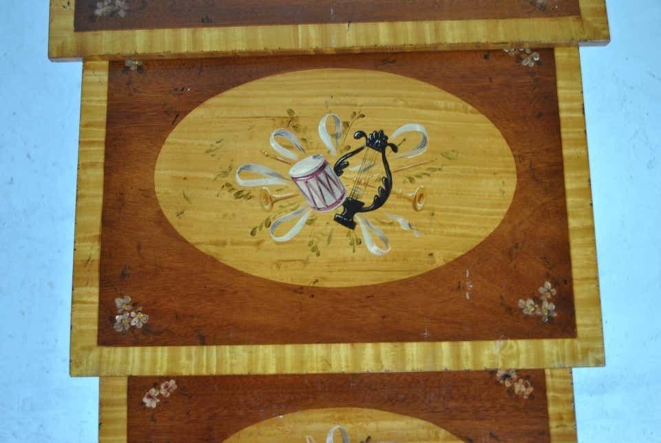 20th Century Sheraton Style Nest Of Tables In Mahogany photo 1380.0