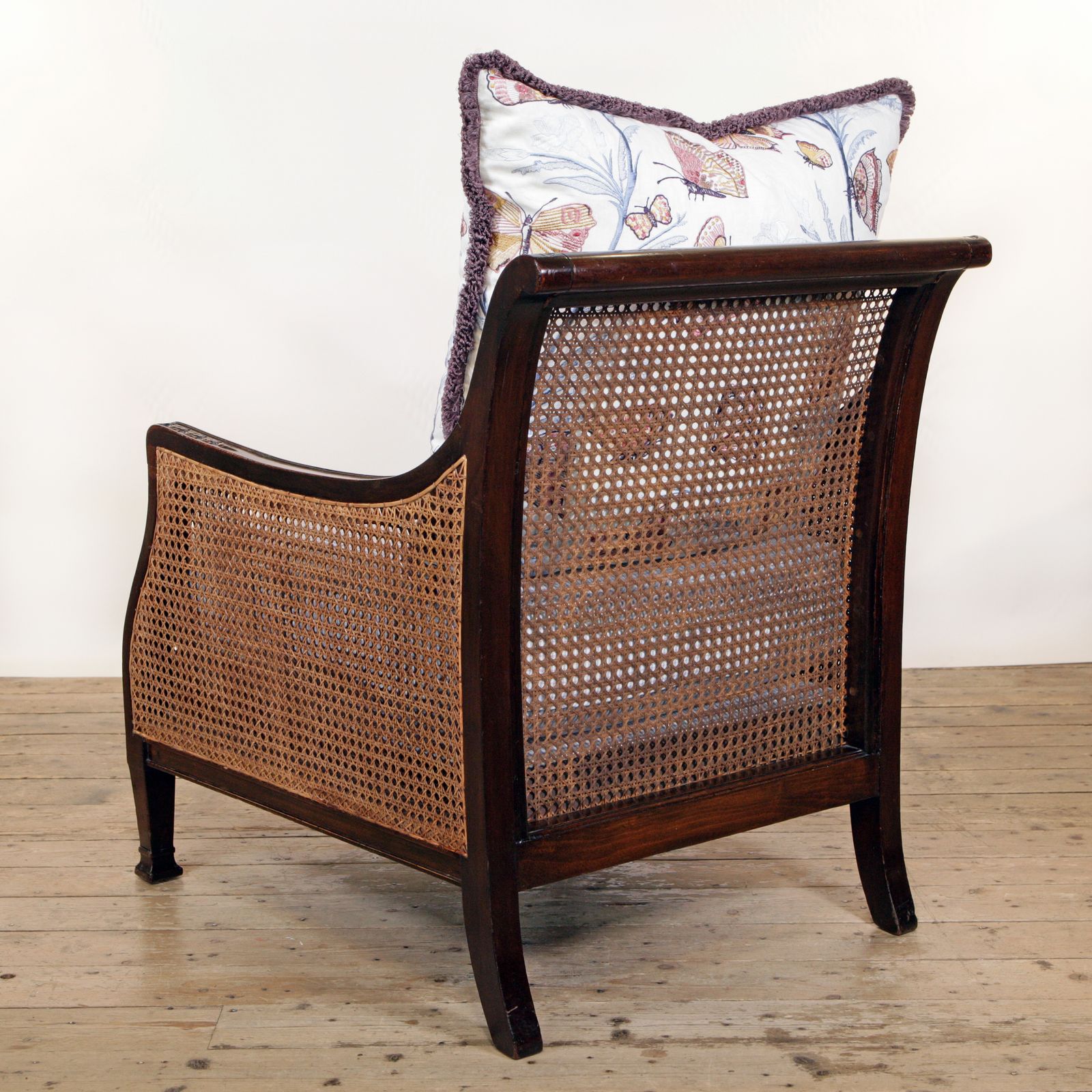 An Elegant, Georgian, Double Caned Bergère Armchair photo Furniture