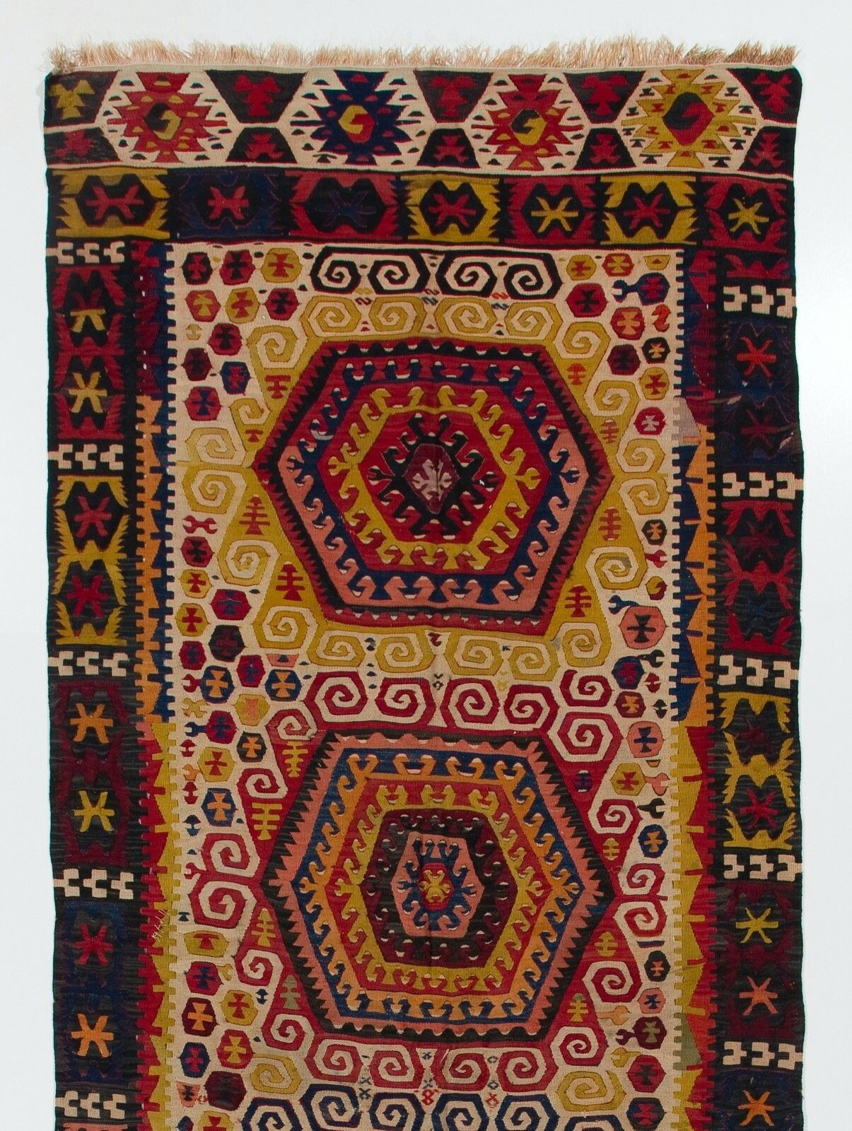 5x14.2 Ft Antique Central Anatolian Kilim, Flat Weave Rug photo furniture