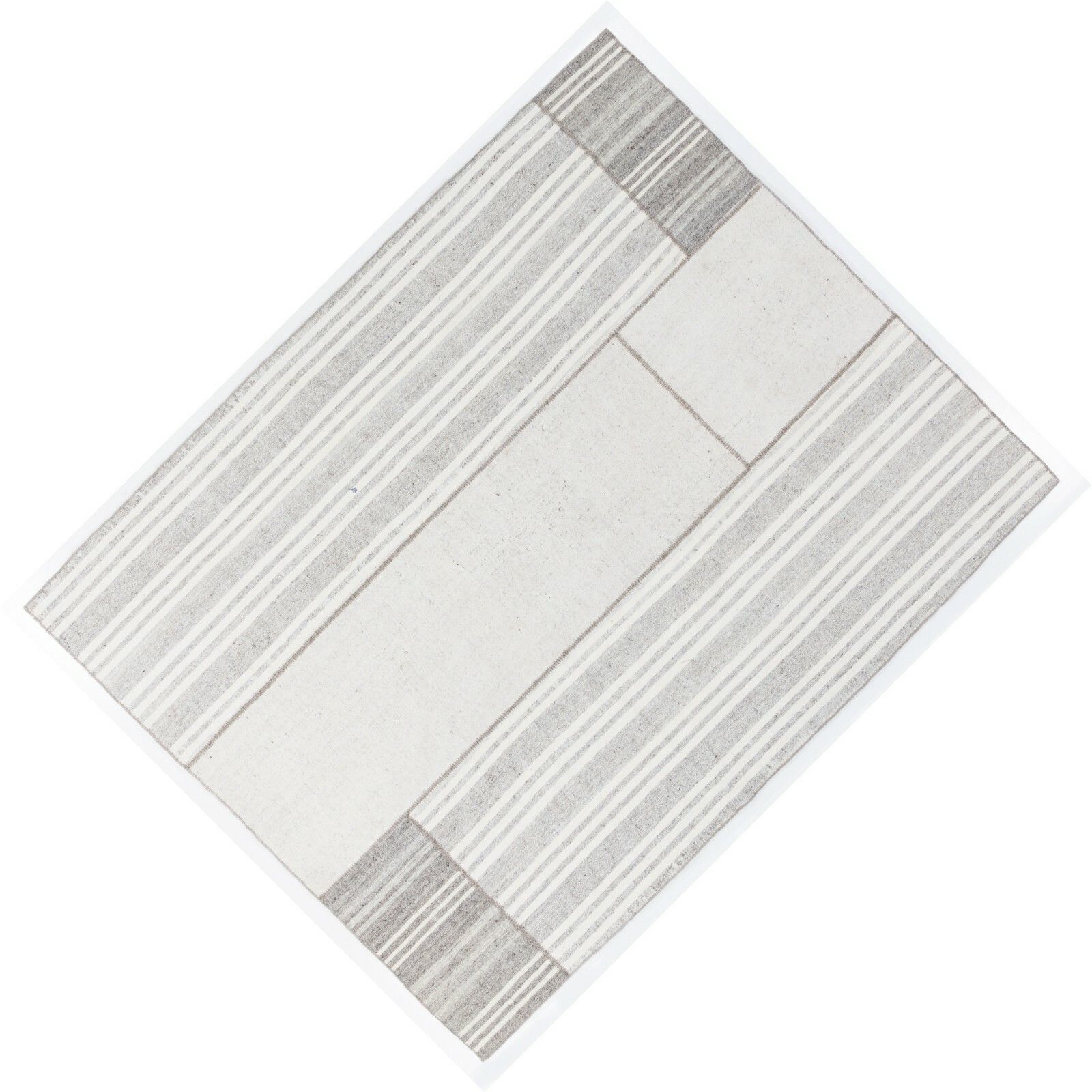8.4x10.3 Ft Cotton Anatolian Kilim, Flat Woven Rug photo 932.0