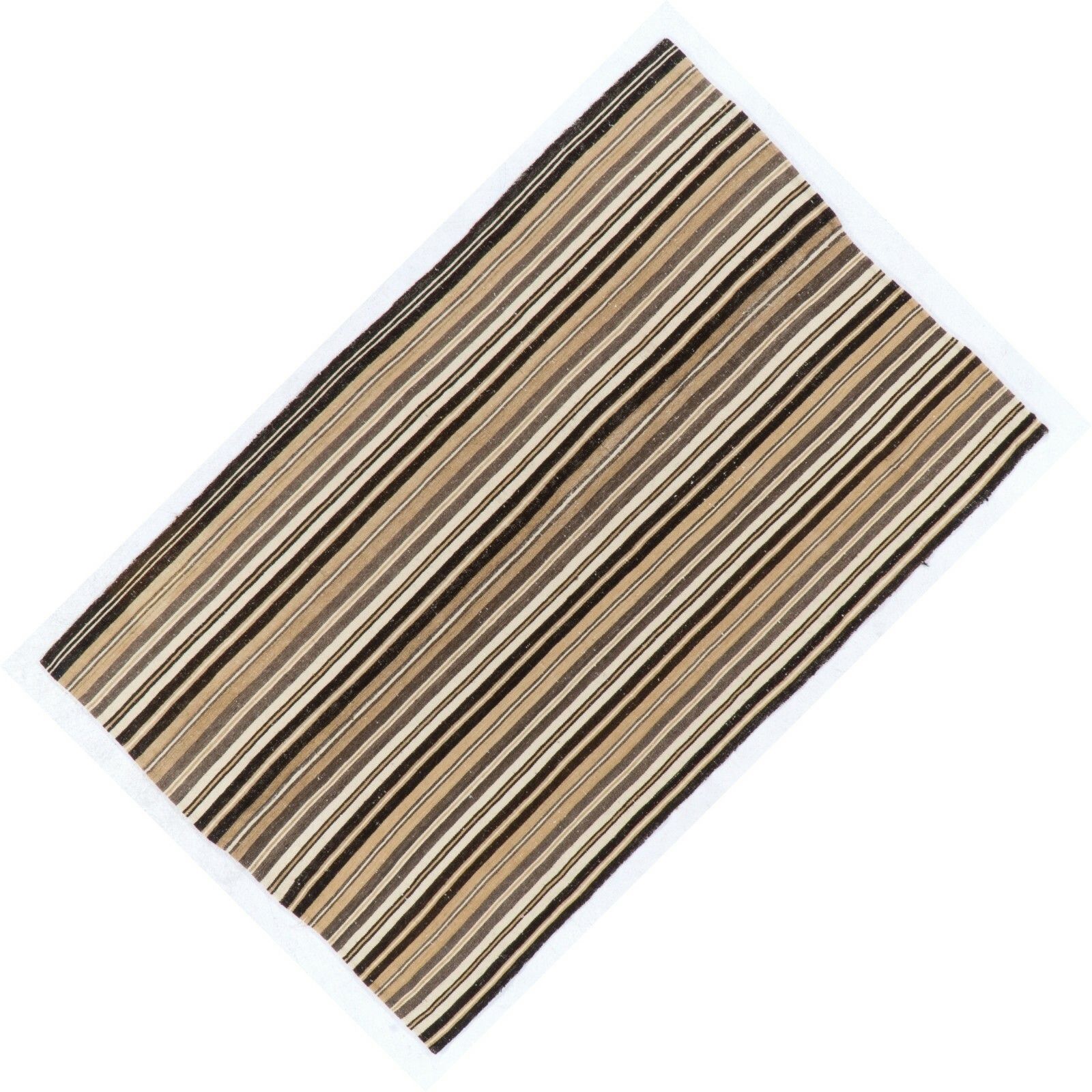 5.2x7.9 Ft Hand Woven Vintage Central Anatolian Kilim (Flat Weave), All Wool photo 709.0