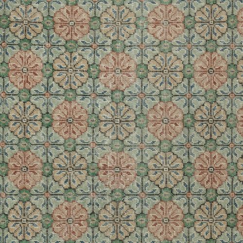 4x6.8 Ft One Of A Pair Vintage Handmade Turkish Accent Rug With Floral Design photo 346.0