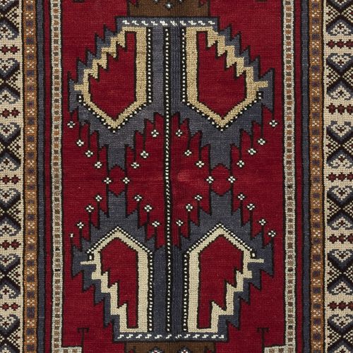 29x60 In Traditional Vintage Handmade Turkish Accent Rug Made Of Wool photo 329.0