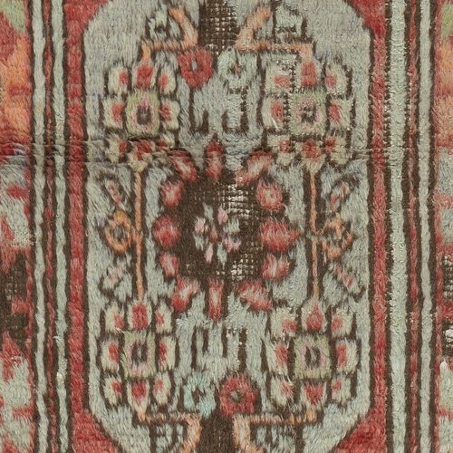 27x50 In Vintage Scatter Rug, Circa 1950, Wool Hand Knotted Turkish Doormat photo 151.0