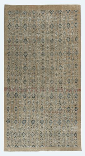 5x9 Ft Vintage Handmade Turkish Area Rug For Living Room Decor