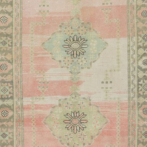4.5x11.3 Ft Vintage Runner Rug For Kitchen. Hallway Rug. Turkish Stair Rug photo 951.0
