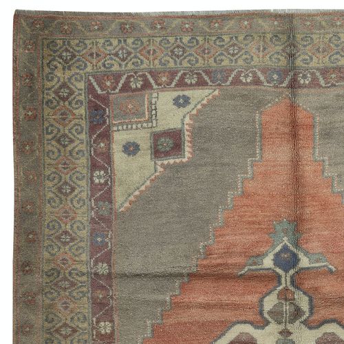 5x9.4 Ft Vintage Turkish Oriental Rug. Unique Handmade Tribal Rug. 100% Wool photo Textiles