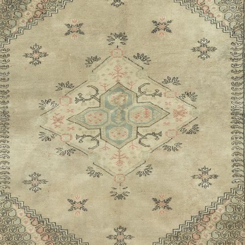6.8x8.4 Ft West Anatolian Manisa Kula Rug, Vintage Handmade Area Rug photo 1302.0