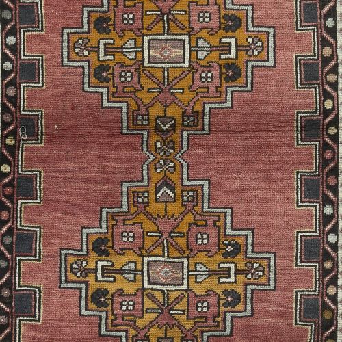 3.8x7 Ft Vintage Turkish Rug For Country Homes & Tribal Interiors, 100% Wool photo 481.0