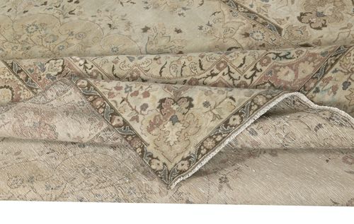7x10.2 Ft One Of A Kind Vintage Area Rug. Rustic Handmade Sun Faded Carpet photo for sale