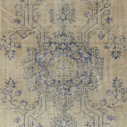 7x10.3 Ft Vintage Handmade Turkish Rug For Rustic, Country And Farmhouse Decor photo 768.0