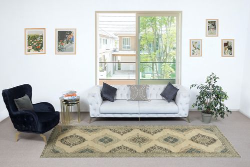 4.5x12.5 Ft Vintage Runner Rug For Kitchen. Hallway Rug. Stair Rug. Corridor Rug photo furniture