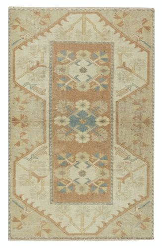30x48 In Vintage Handmade Milas (Melas) Accent Rug Made Of 100% Wool