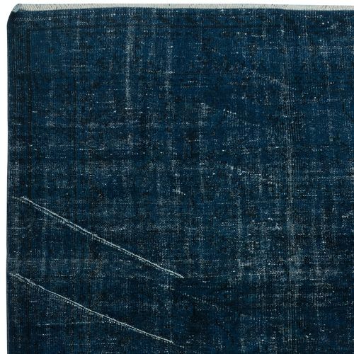 6x9 Ft Solid Navy Blue Color Over Dyed Rug. Home Decor Handmade Turkish Rug photo Textiles