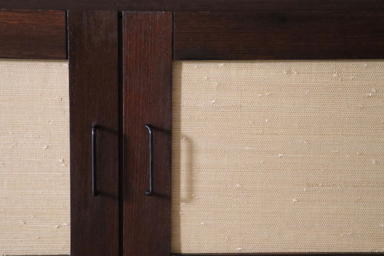 Leonardo Fiori For Isa Bergamo Sideboard In Wengé And Seagrass 1950s photo vinterior