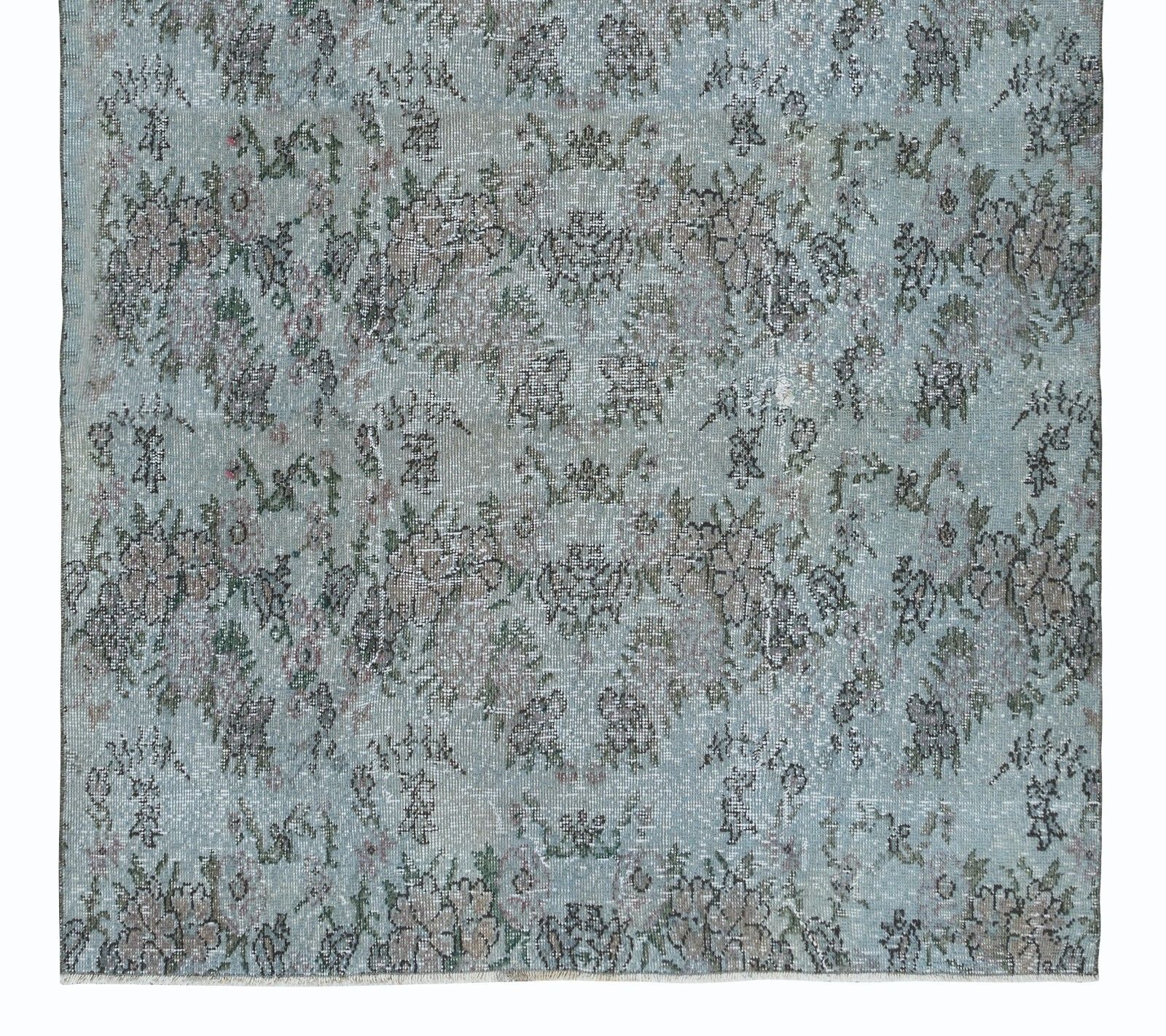 5x9 Ft Modern Handmade Turkish Rug In Light Blue, Sky Blue Living Room Carpet photo Textiles