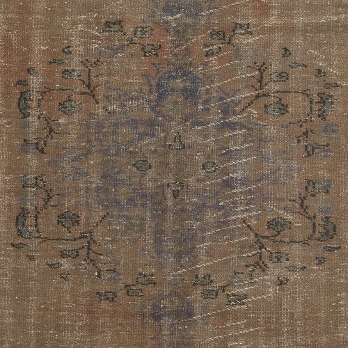 6.3x9.6 Ft Contemporary Handknotted Area Rug. Brown Color Turkish Floor Covering photo 511.0