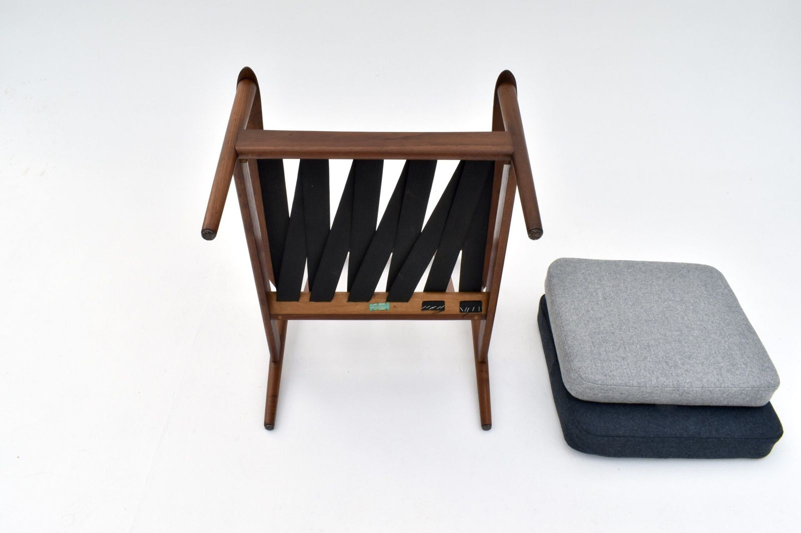 Grete Jalk Model Pj56 Teak Lounge Chair For Poul Jeppesen photo vintage