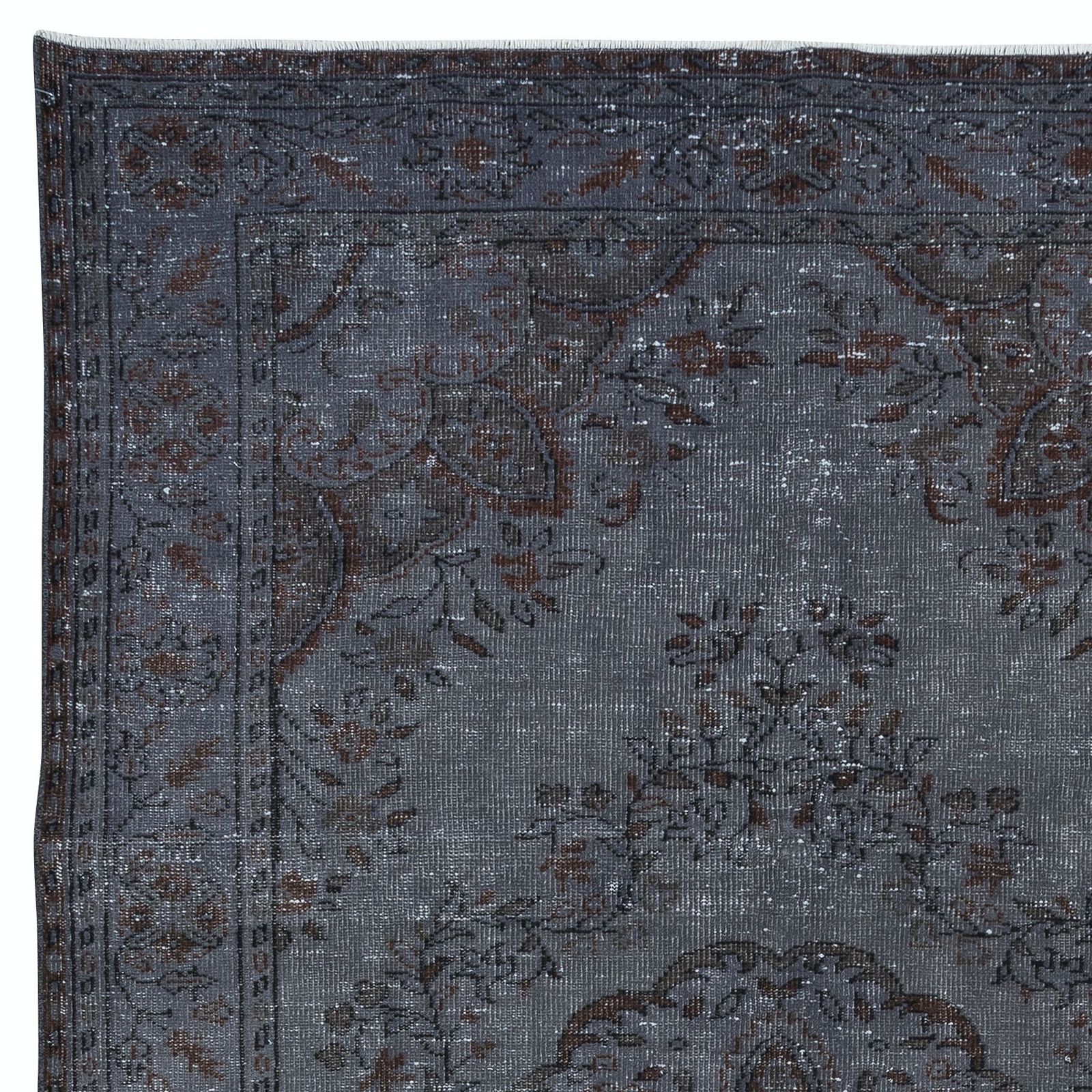 5.5x9.7 Ft Gray Handmade Rug For Living Room, Modern Turkish Carpet For Bedroom photo Textiles