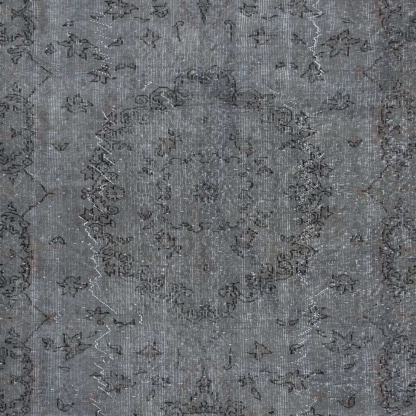 5.6x8.3 Ft Gray Handmade Turkish Rug For Living Room, Dining Room & Kids Room photo 401.0