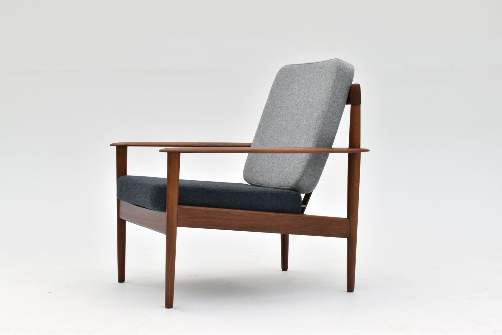 photo for sale Grete Jalk Model Pj56 Teak Lounge Chair For Poul Jeppesen