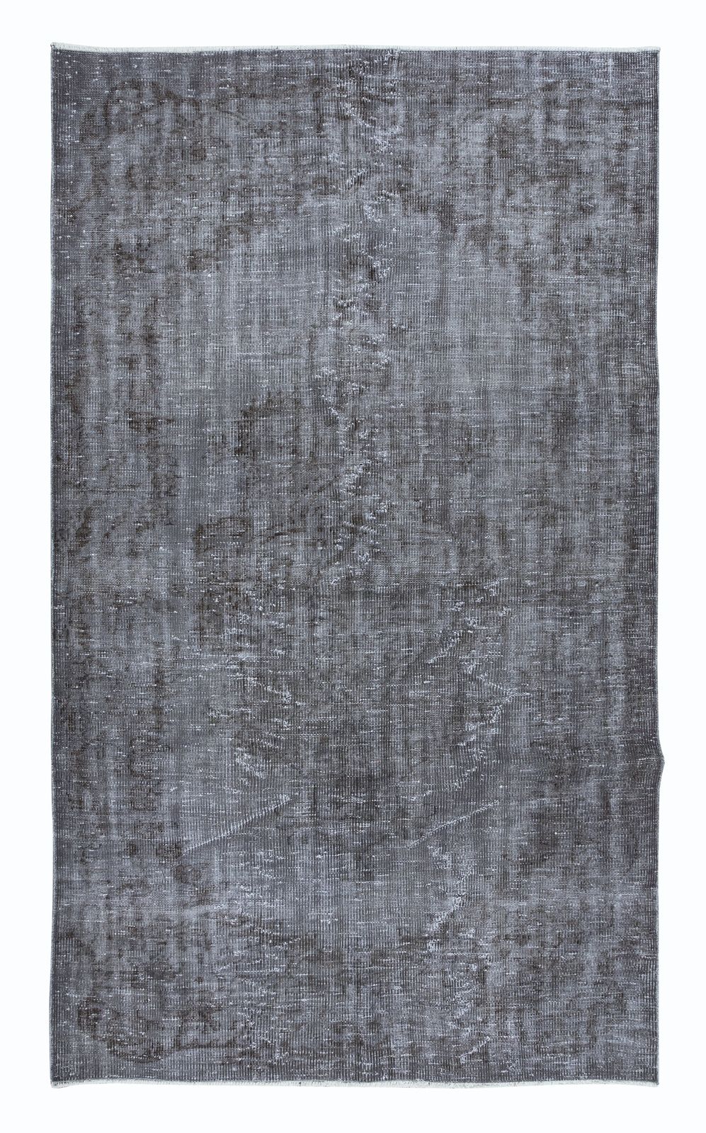 5x8.6 Ft Gray Handmade Area Rug, Decorative Turkish Carpet, Floor Covering
