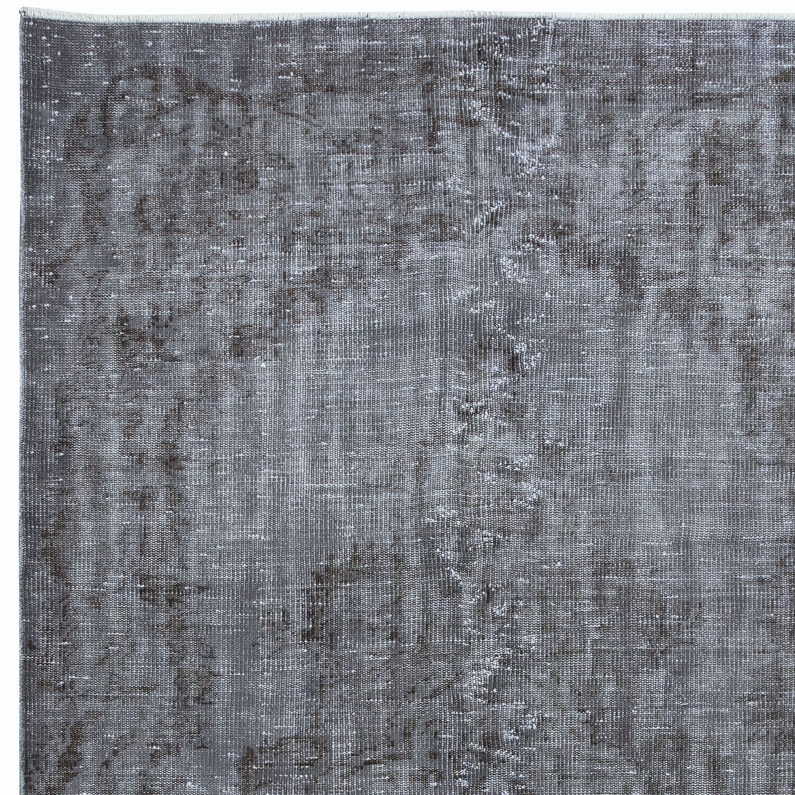 5x8.6 Ft Gray Handmade Area Rug, Decorative Turkish Carpet, Floor Covering photo Textiles