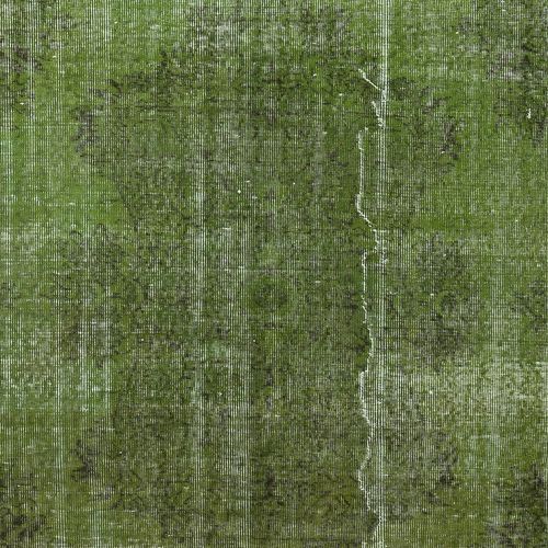 6.6x9.4 Ft Green Color Handmade Shabby Chic Turkish Area Rug For Living Room photo 528.0