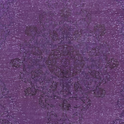 6x9.2 Ft Contemporary Area Rug In Purple, Hand Knotted In Turkey photo 556.0