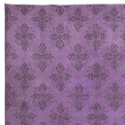 5.3x8.6 Ft Modern Floral Patterned Handmade Turkish Wool Area Rug photo Textiles