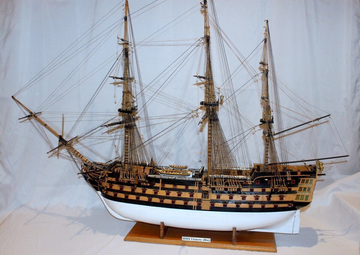 Lego Professional Wood Model Ship Boat Hms Victory Handmade photo 475.0