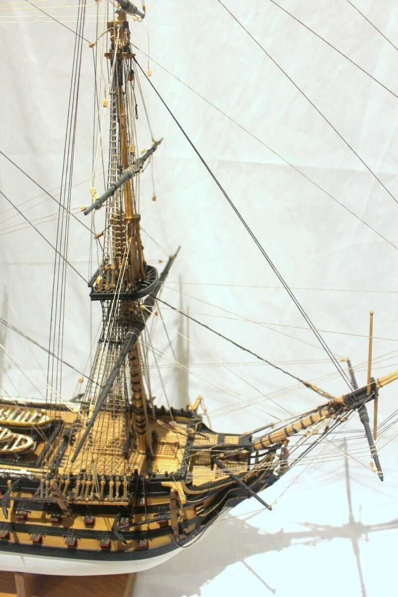 Home Decor Lego Professional Wood Model Ship Boat Hms Victory Handmade photo