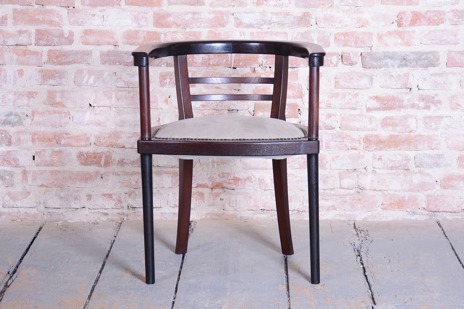 Restored Art Deco Armchair, Wien. Werkstätte, J. Hoffmann, Austria, 1910s photo Furniture