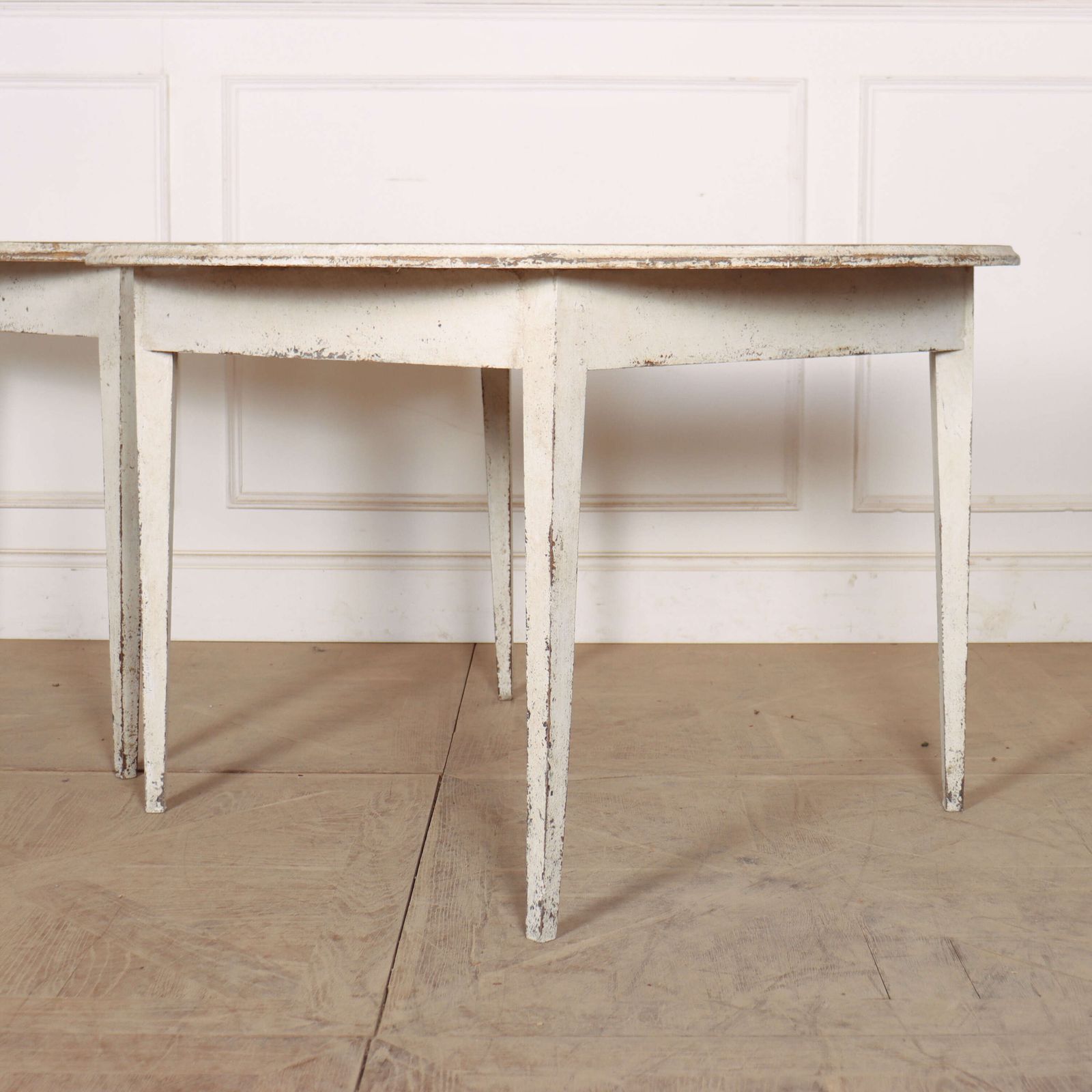 Pair Of Swedish Demi Lune Console Tables photo furniture