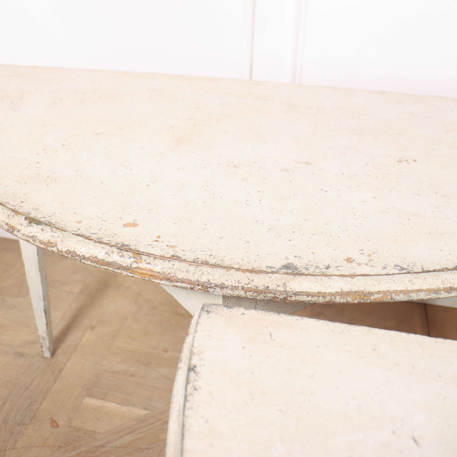 Pair Of Swedish Demi Lune Console Tables photo vinterior
