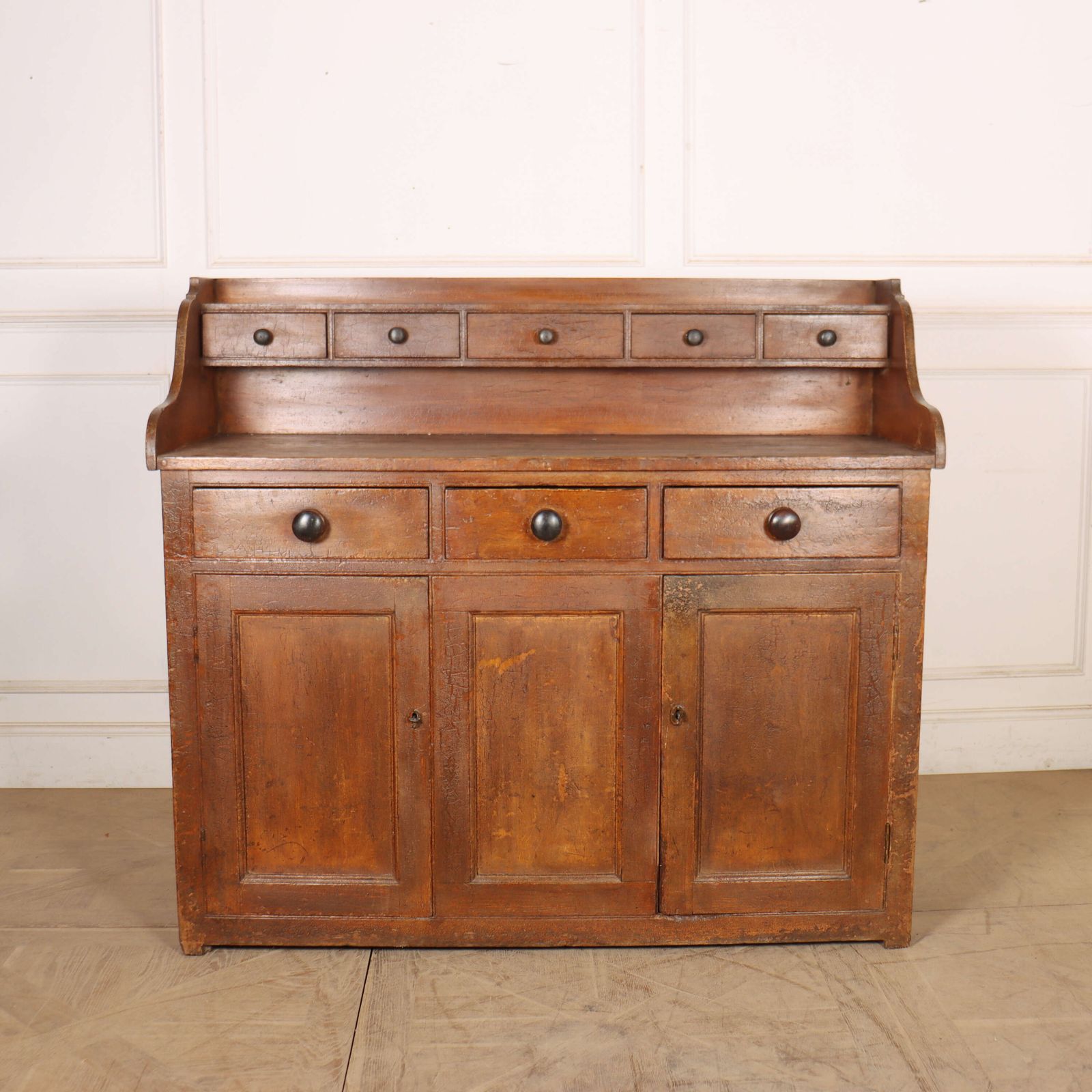 Original Painted Scottish Dresser Base photo for sale